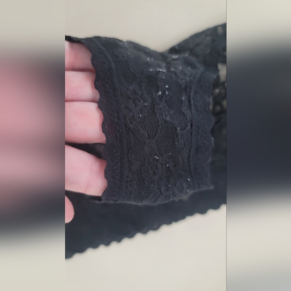 Victoria's Secret black hipster lacey panty set of 3 in size M. - Picture 3 of 8